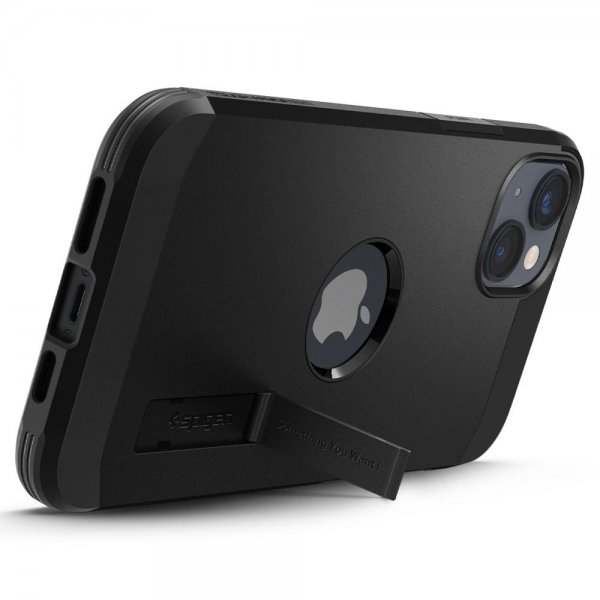 Spigen iPhone 14 Cover Tough Armor MagFit Sort