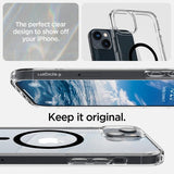 Spigen iPhone 14 Cover Ultra Hybrid MagFit Sort