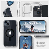 Spigen iPhone 14 Cover Ultra Hybrid MagFit Sort