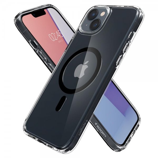 Spigen iPhone 14 Cover Ultra Hybrid MagFit Sort