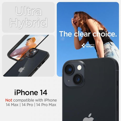 Spigen iPhone 14 Cover Ultra Hybrid Matte Black