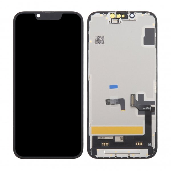iPhone 14 Soft OLED-skærm Høj kvalitet Sort (DD-mærke)