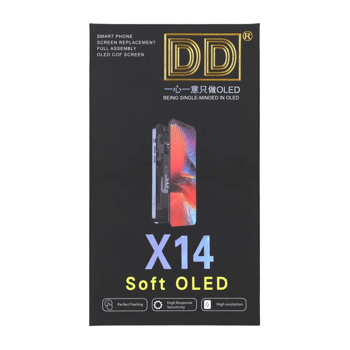 Premium Soft OLED-skærm til iPhone 14 – DD