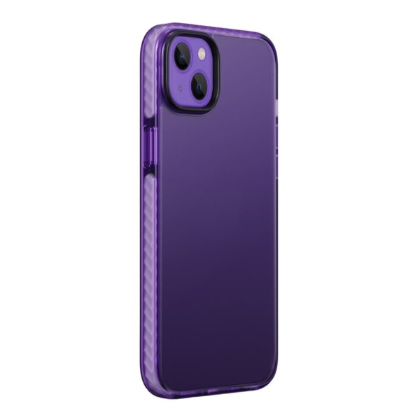 iPhone 14 Cover Stødsikkert TPU Lilla