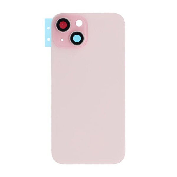 iPhone 15 Bagside Glas med MagSafe Magnet - Rosa