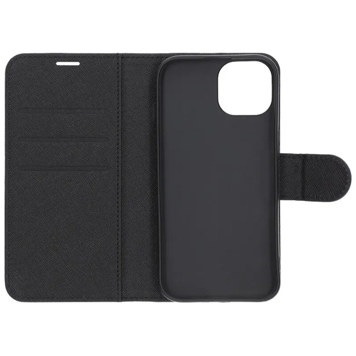 iPhone 15 Etui med stativ Sort