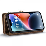 CaseMe iPhone 15 Cover 008 Series Aftageligt Cover Brun