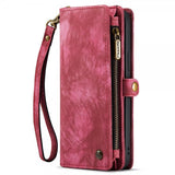 CaseMe iPhone 15 Etui 008 Series Aftagelig Cover Rød