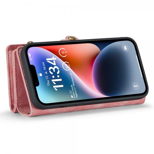 CaseMe iPhone 15 Cover 008 Series Aftageligt Cover Rosa