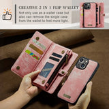 CaseMe iPhone 15 Cover 008 Series Aftageligt Cover Rosa