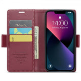 CaseMe iPhone 15 Cover 023 Series Rød