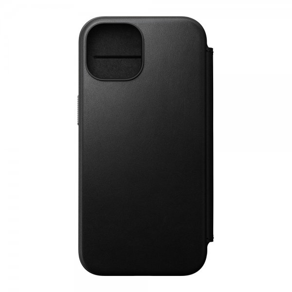 Nomad iPhone 15 Cover Modern Leather Folio Sort