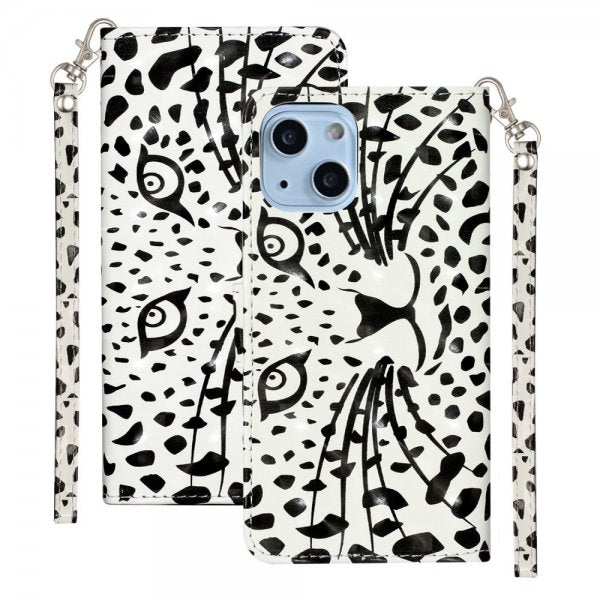 iPhone 15 Cover Motiv Leopard