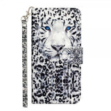 iPhone 15 Cover Motiv Hvid Tiger