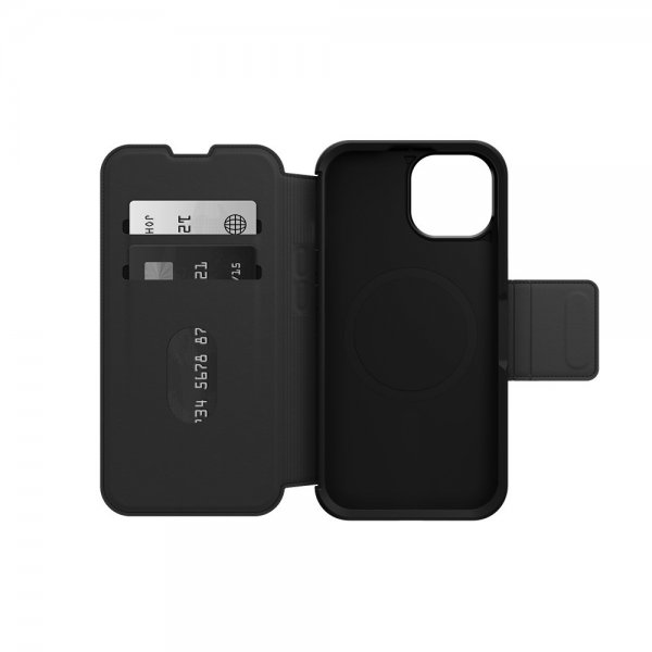 Otterbox iPhone 15 Cover Strada MagSafe Shadow Black