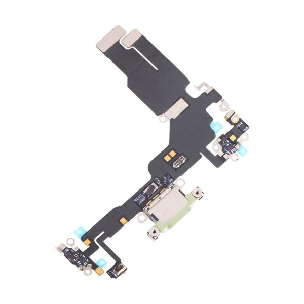 iPhone 15 Opladningsport med Flexkabel - Grøn