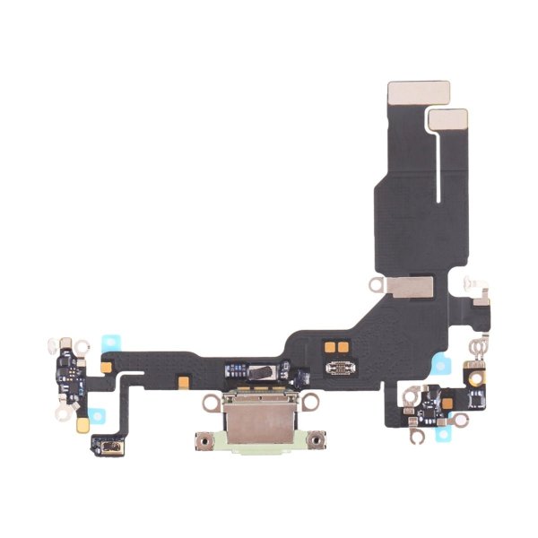 iPhone 15 Opladningsport med Flexkabel - Grøn