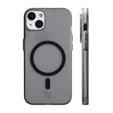 Rvelon iPhone 15 Cover Riflet MagSafe Grå