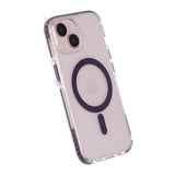 iPhone 15 Cover Stødsikkert MagSafe Lilla