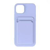 iPhone 15 Cover Kortholder Lilla
