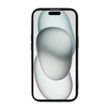 iPhone 15 Cover Silikone Kortholder Sort