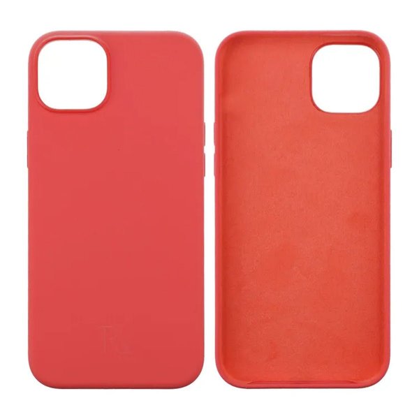 Rvelon iPhone 15 Cover Silikone Rød