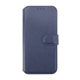 Rvelon iPhone 15 Cover Ægte Læder Blå
