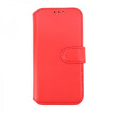 Rvelon iPhone 15 Cover Ægte Læder Rød