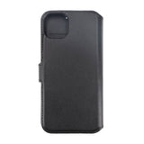 Rvelon iPhone 15 Cover Ægte Læder Sort