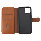 Rvelon iPhone 15 Etui Magnetisk Aftagelig Skal Brun