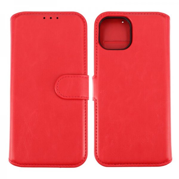 Rvelon iPhone 15 Cover Magnetisk Aftageligt Etui Rød
