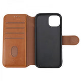 Rvelon iPhone 15 Cover 4 Kortrum MagSafe Brun