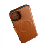 Rvelon iPhone 15 Cover 4 Kortrum MagSafe Brun
