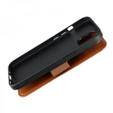 Rvelon iPhone 15 Cover 4 Kortrum MagSafe Brun