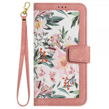 iPhone 15 Plus Cover Blomstret design Lyserød