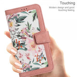 iPhone 15 Plus Cover Blomstret design Lyserød