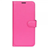 iPhone 15 Plus Cover Litchi Magenta