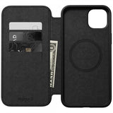 Nomad iPhone 15 Plus Etui Modern Leather Folio Sort
