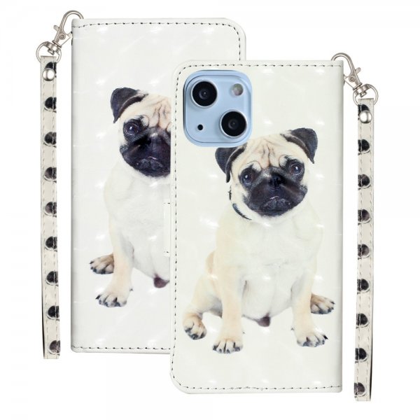 iPhone 15 Plus Cover Motiv Mops