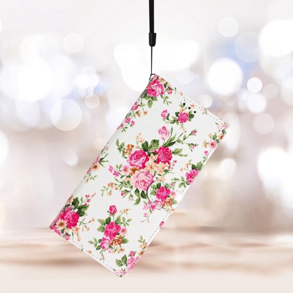 iPhone 15 Plus Cover Motiv Rosa Marmor