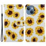 iPhone 15 Plus Etui Motiv Solsikker