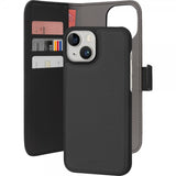 Puro iPhone 15 Plus Cover Wallet Detachable 2-i-1 Sort