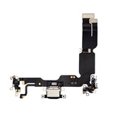 iPhone 15 Plus Opladerport med Flexkabel - Sort