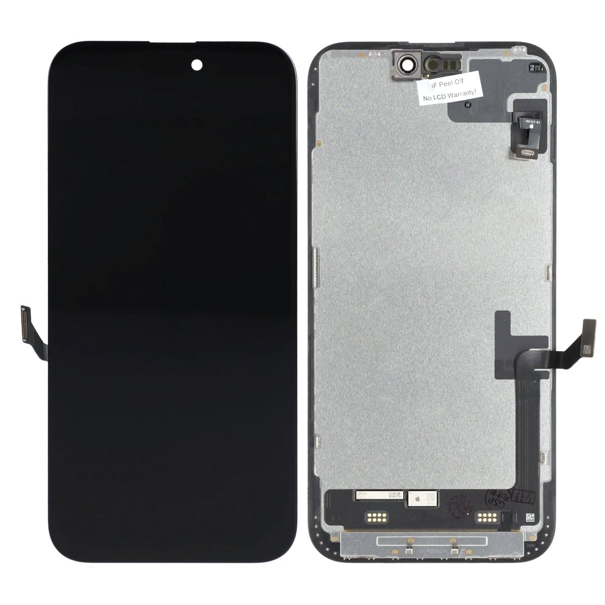iPhone 15 Plus OLED-skærm original brugt – diagnostik bestået
