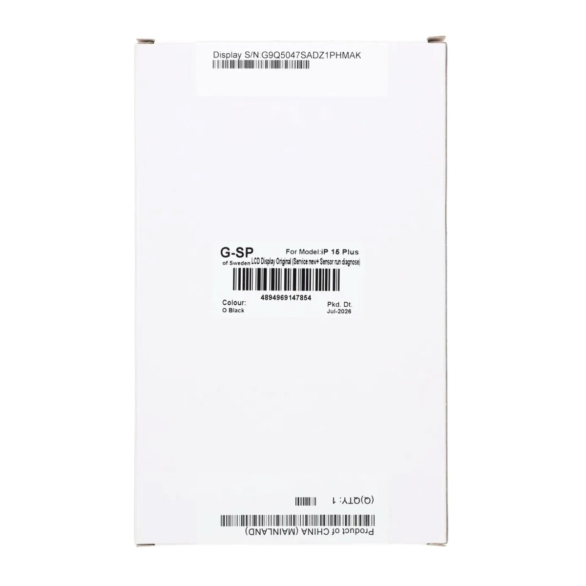 iPhone 15 Plus OLED-skærm original – Sensor-diagnostik