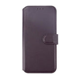 Rvelon iPhone 15 Plus Etui Ægte Læder Lilla