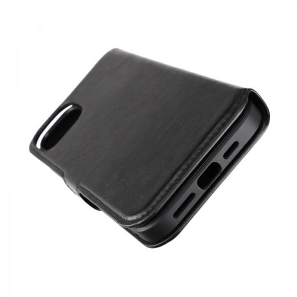 Rvelon iPhone 15 Plus Cover Magnetisk Aftageligt Etui Sort