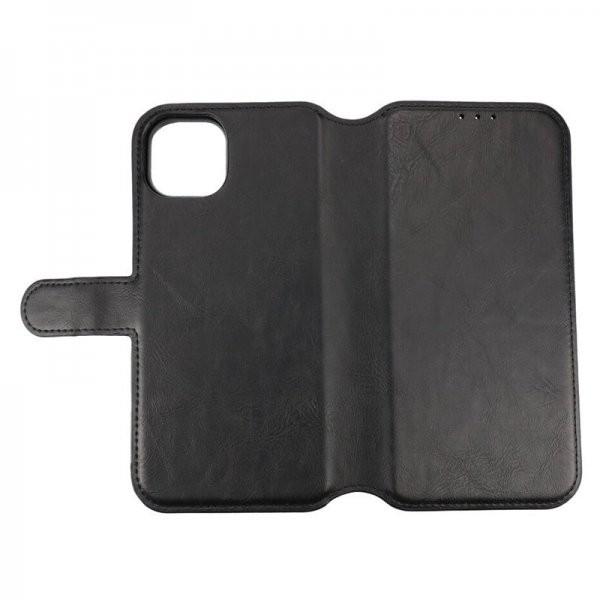 Rvelon iPhone 15 Plus Cover Magnetisk Aftageligt Etui Sort