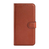 iPhone 15 Plus Etui med Stativ Brun