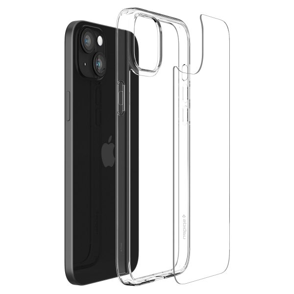 Spigen iPhone 15 Plus Cover Air Skin Hybrid Crystal Clear